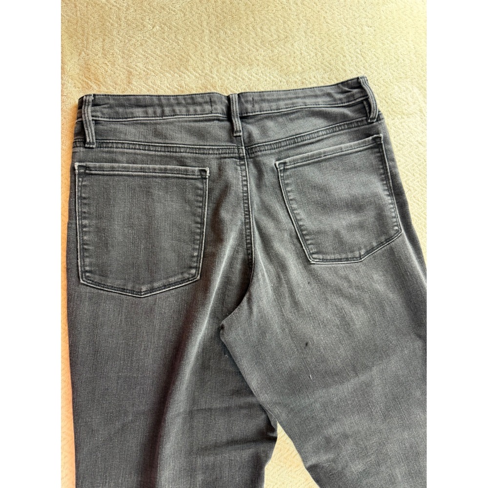 Athleta Sculptek Straight Leg Jeans Washed Black Denim Size 10 RN 54023 - Picture 15 of 16